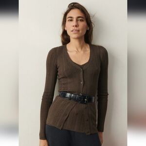 Misha & Puff Fluted Lace Cardigan